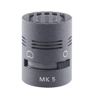Schoeps MK 5 switchable mic capsule, gray foam cylinder with front markings and dial