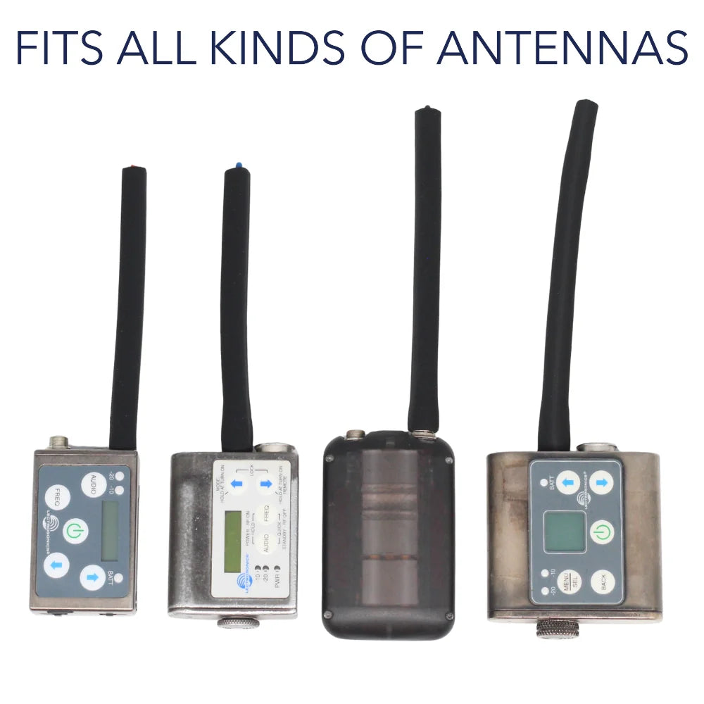 Four black antenna devices with compatible RF saver styling