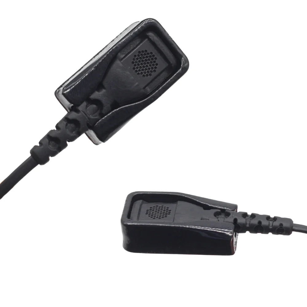 MiniMount microphone clip and foam windscreen, black rectangular housing with grille