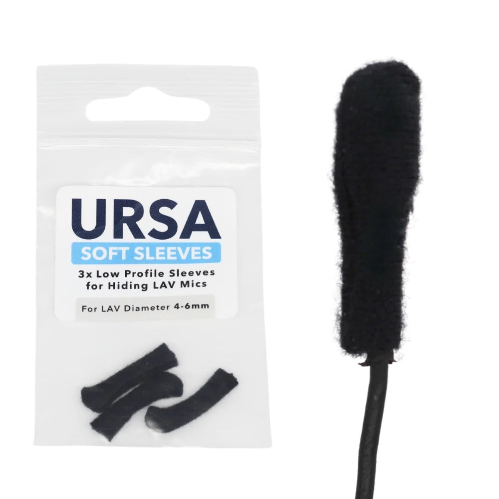 Black soft low-profile sleeve on a stick