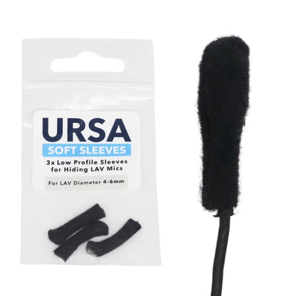Black soft low-profile sleeve on a stick