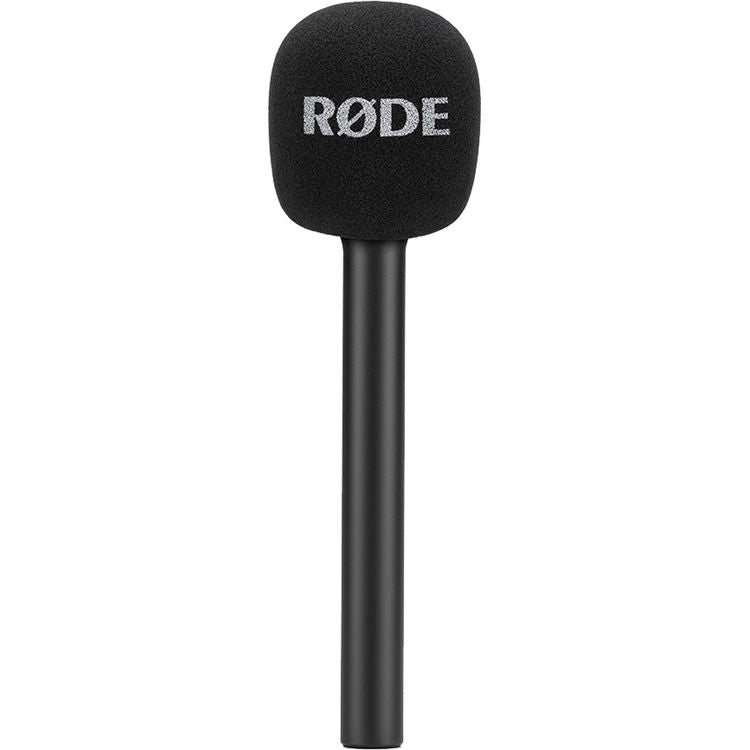 RØDE Interview GO handle and branded windshield