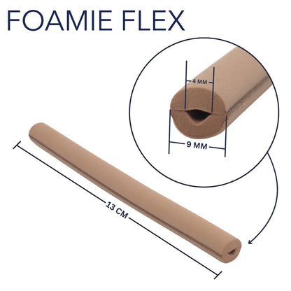Caramel RF antenna saver foam dimensions: 13 cm length and 4x9 mm slot