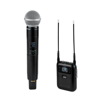 Shure SLXD25+/58 Portable Digital Wireless SM58 System
