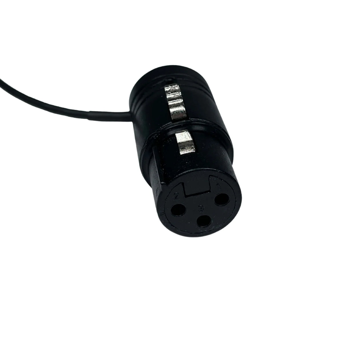 Mini-ALTO 3-pin XLR cable, connector end with 3 contact holes, black housing