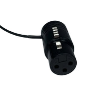 Mini-ALTO 3-pin XLR cable, connector end with 3 contact holes, black housing