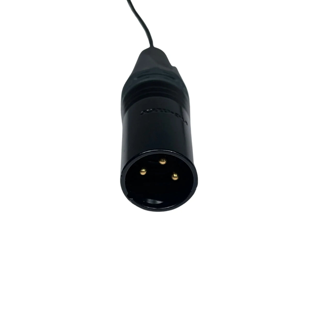 Mini-ALTO 3-pin XLR cable, male connector with gold pins, black housing