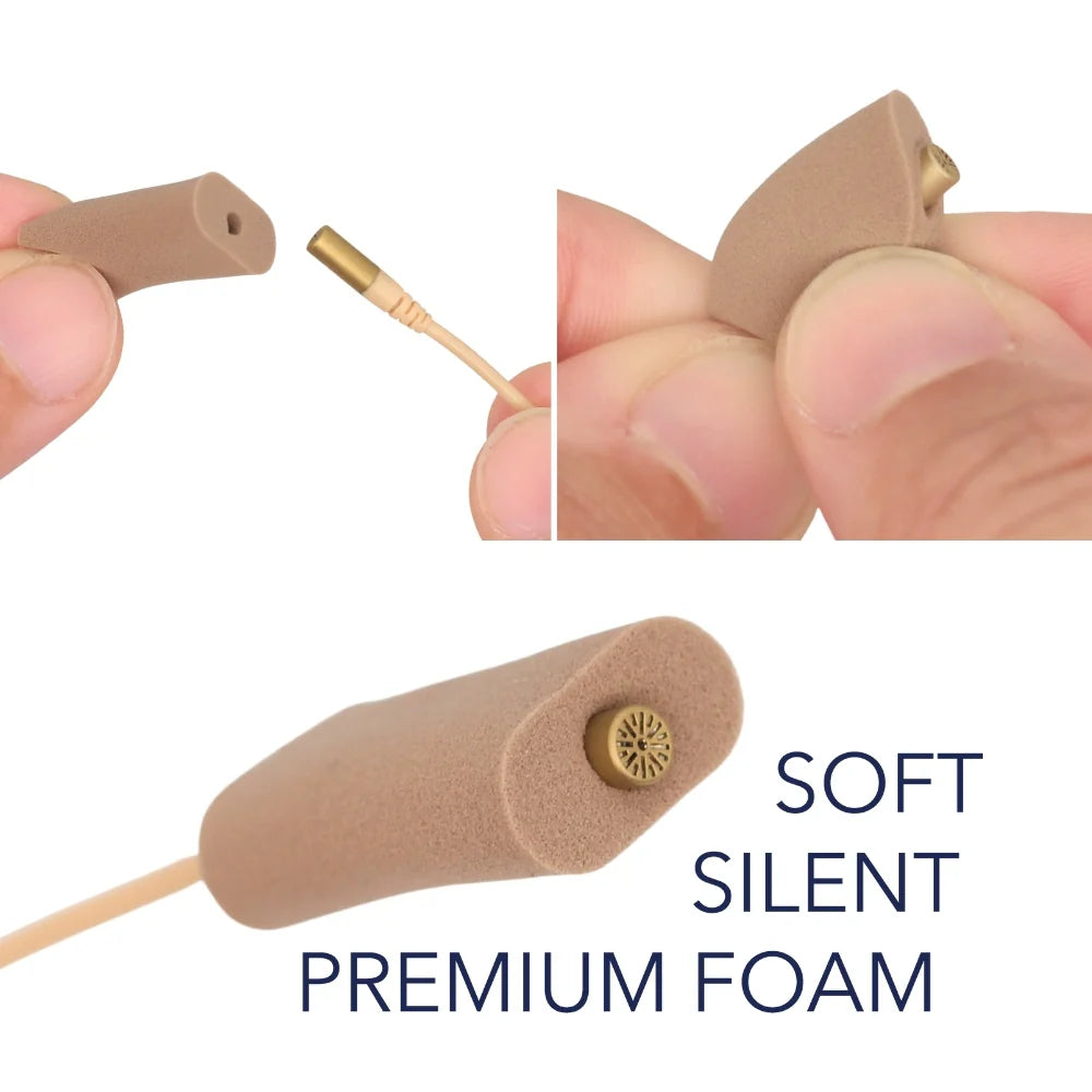 Caramel mini foam mount with soft silent premium foam and mesh core detail