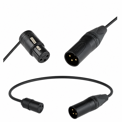 RAD Low Profile 3-Pin XLR Cable (400mm)