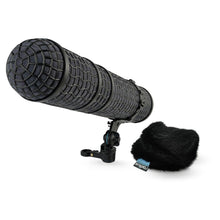 Mini-ALTO 410 windshield kit with black fur windshield and mount