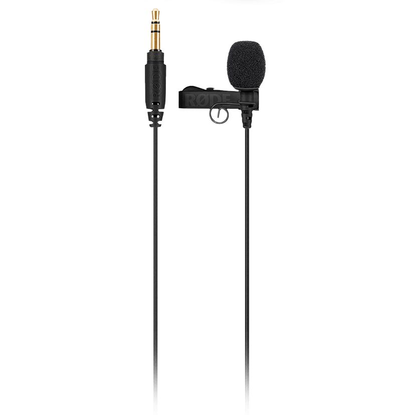 RØDE Lavalier GO black microphone and cable