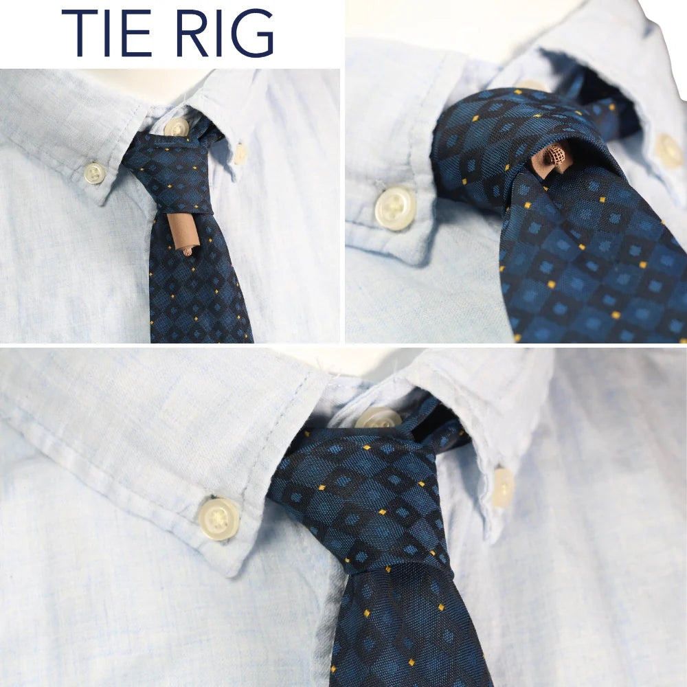 Foam pad securing a tie microphone clip on a shirt
