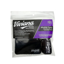 Sealed retail package for black magnetic clip pouch with strap
