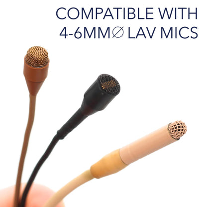 Set of soft microphone sleeves in beige and black on stick handles