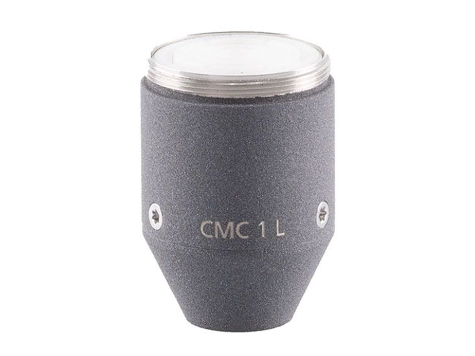 Dark microphone amplifier module labeled CMC 1 L