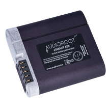 Audioroot eSMART ABE active battery eliminator angled view