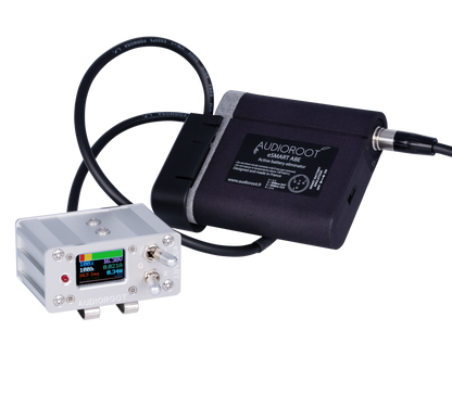 Audioroot eSMART ABE connected to Audioroot eSMART power distributor