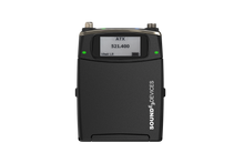 Portable audio device front with LCD display, ATX 521-400 label, and green LEDs