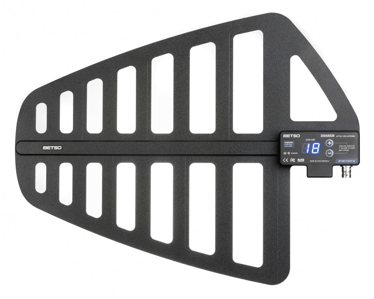 BETSO SHARKIE Wideband Active UHF Antenna
