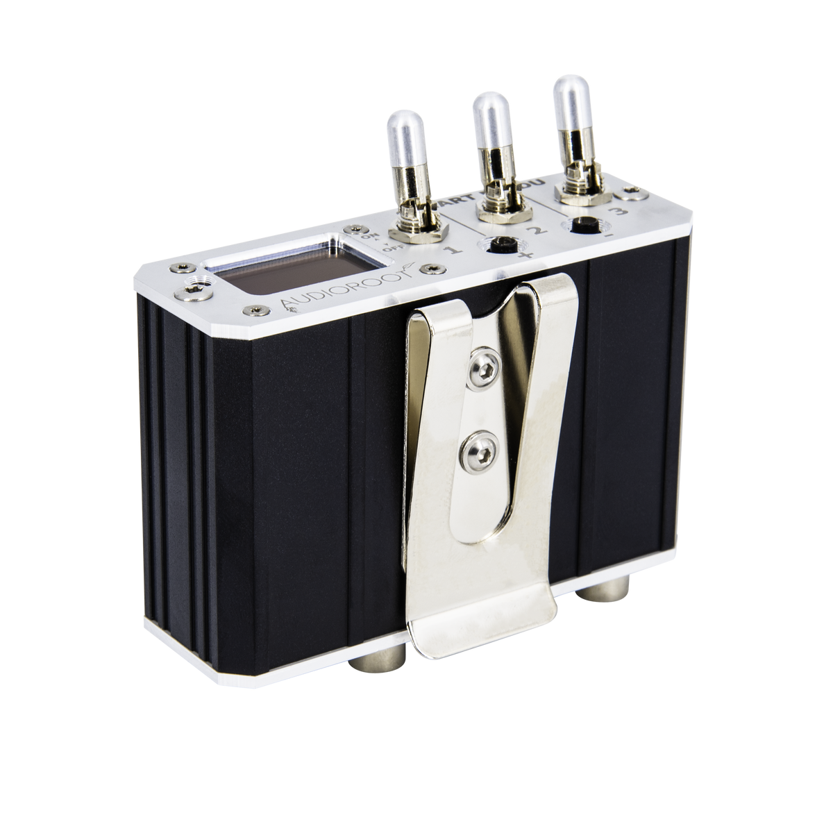 Audioroot eSMART BG-DU belt clip view