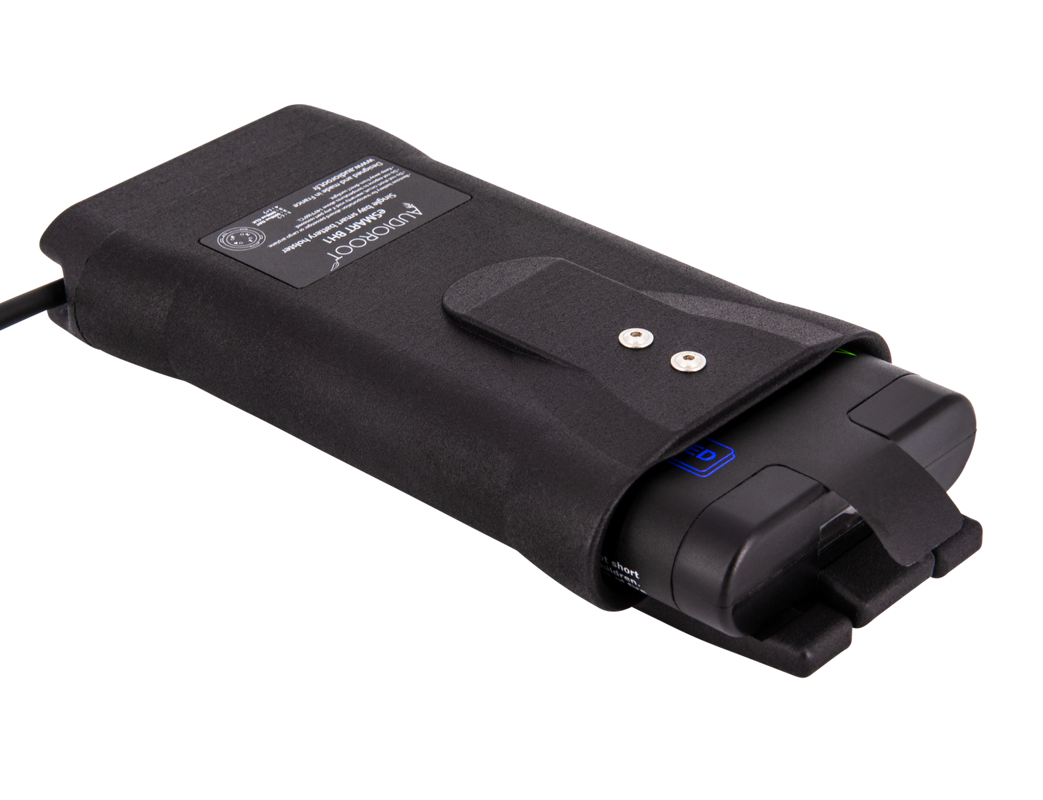 Audioroot eSMART BH1 with smart battery installed