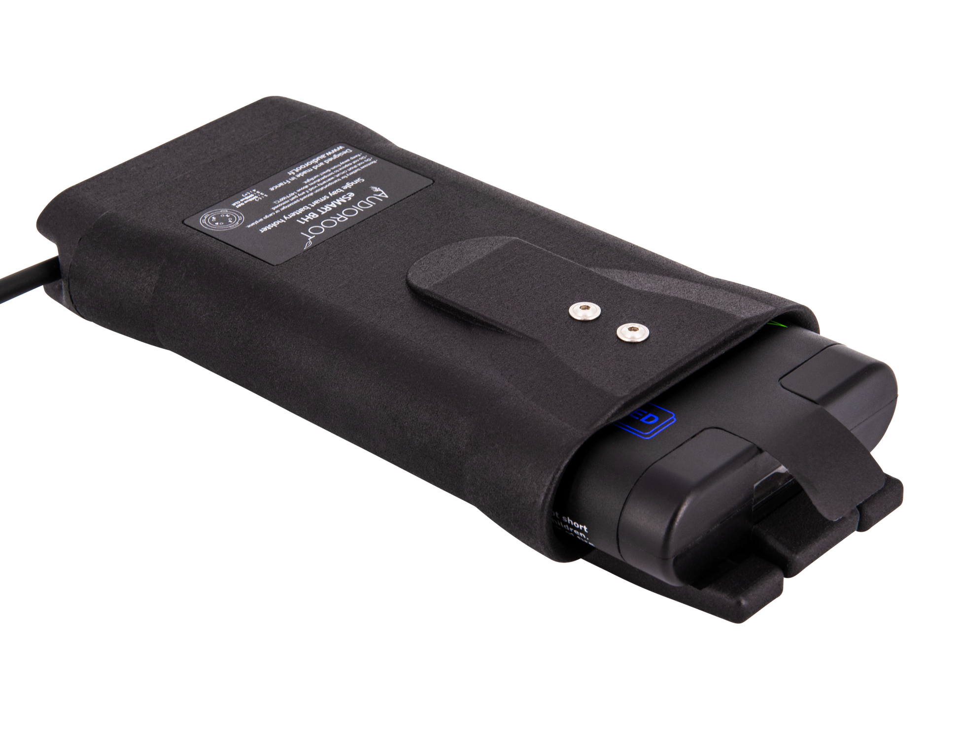 Audioroot eSMART BH1 with smart battery installed