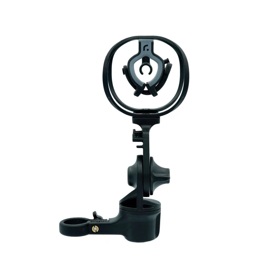 RAD-1 shock mount with cable loop and clamp-style base