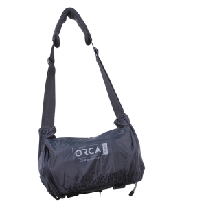 Orca Audio large protection cover bag with shoulder strap, dark gray fabric pouch
