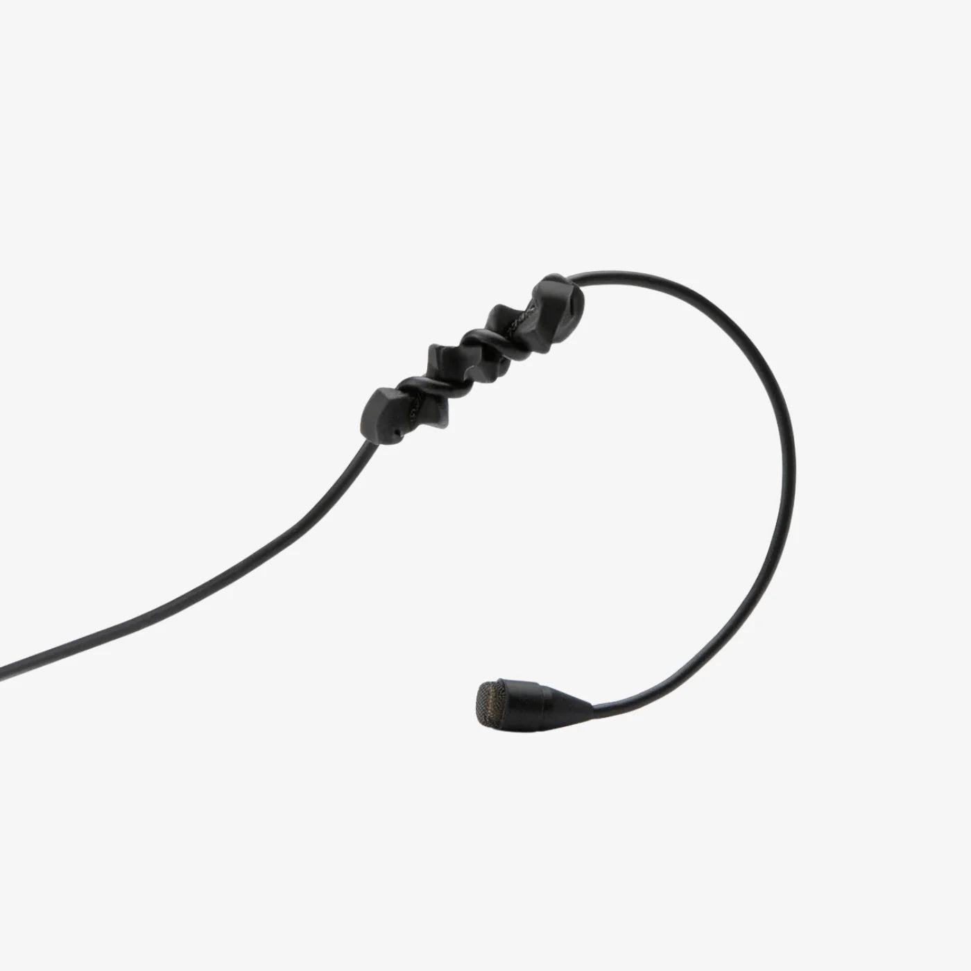 Black cable saver holder with ridged grip and cable loop