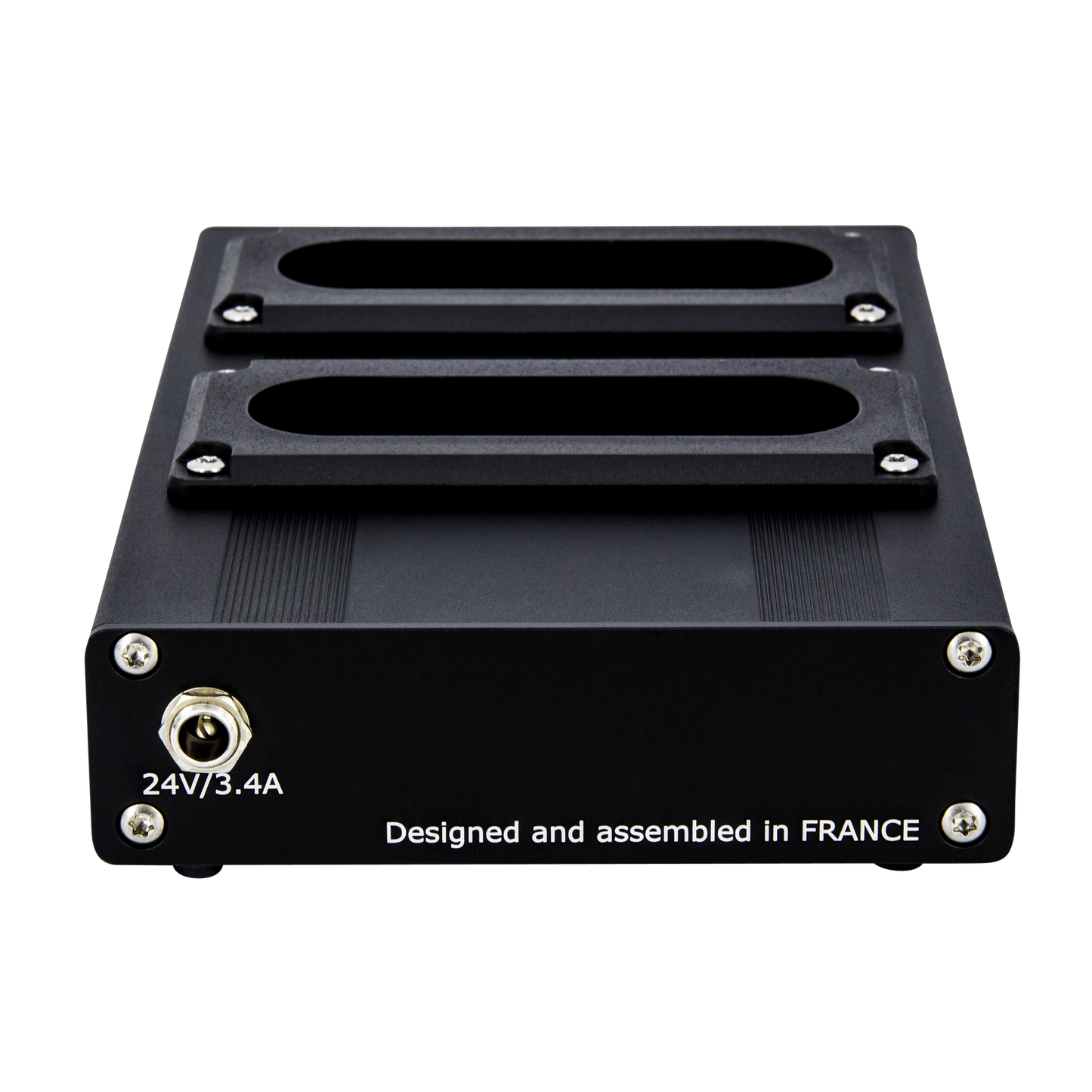 Rear view of Audioroot eSMART DUAL battery charger