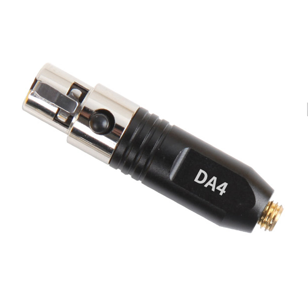 DA4 Microdot Adapter for W.Lav Series - Black