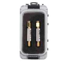 RF bandpass filter module, clear case with two gold SMA connectors