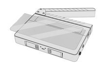 Clear screen protector film with edge tabs and layered protective sheet
