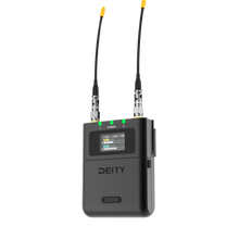Dual-channel wireless receiver with LCD screen and two antennas, Deity D2RX