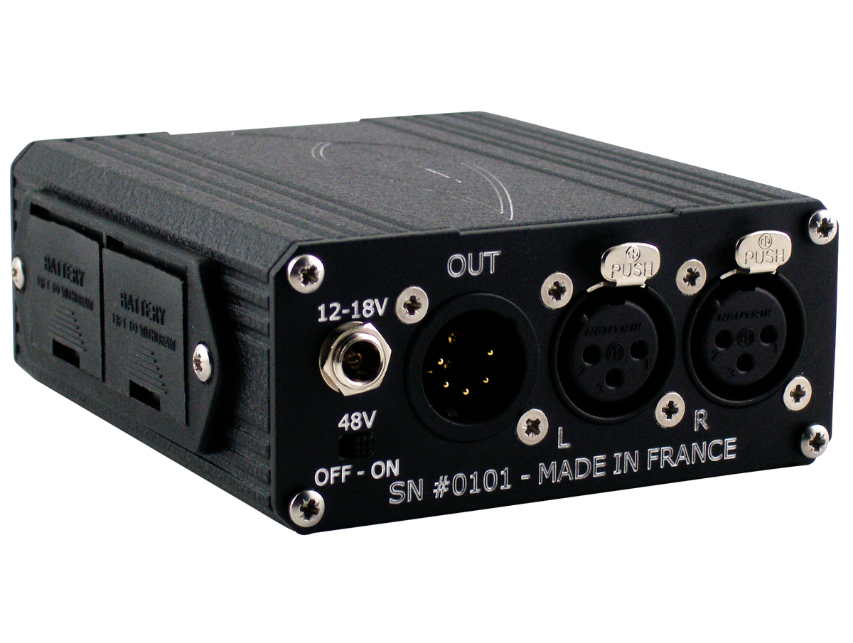 Audioroot FEMTO microphone preamp rear connections