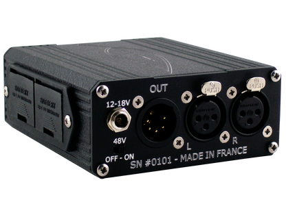 Audioroot FEMTO microphone preamp rear connections