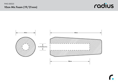 10cm Shotgun Mic Foam (19/22)
