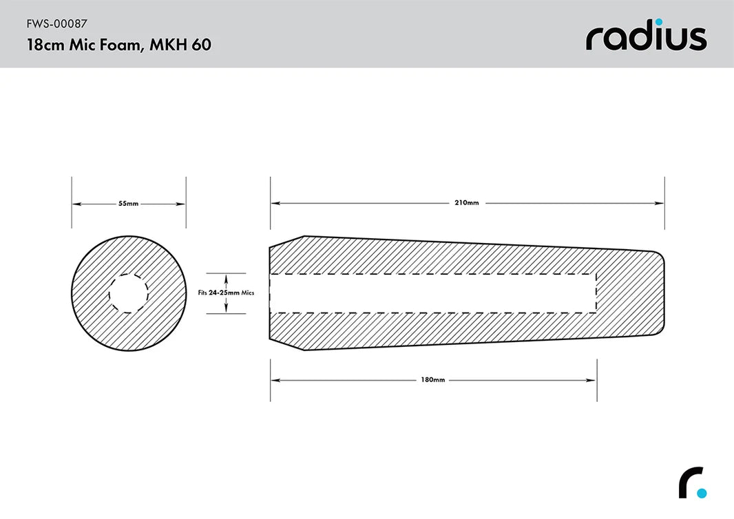 MKH60 Shotgun Mic Foam