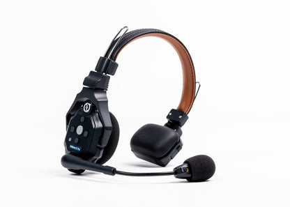 Hollyland Solidcom C1 Pro headset side view with boom microphone