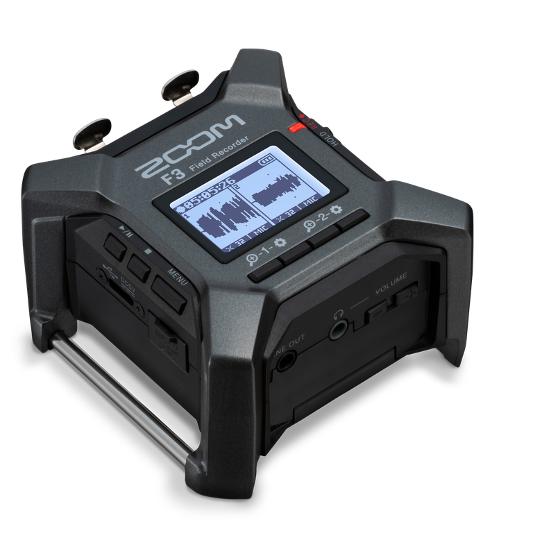 Zoom F3 compact professional field recorder product image