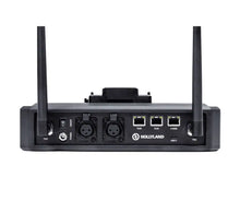 Black Hollyland Solidcom C1 Pro hub base rear panel with ports and two antennas