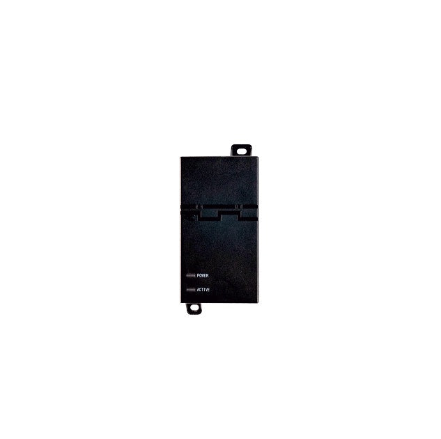 Hollyland PoE power adapter, black compact module with status light and mounting tabs