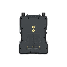 Hollyland Solidcom M1 Pro RRU base station underside with gold contact slots
