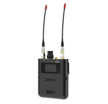 DEITY digital IFB receiver with two antenna rods and front panel display