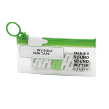 Invisible skin tape dispenser package, green and white blister pack