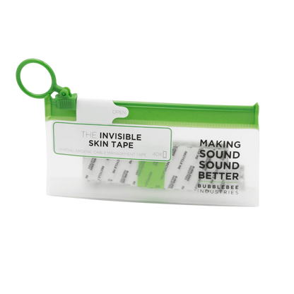 Invisible skin tape dispenser package, green and white blister pack