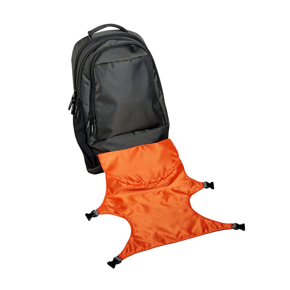 Stingray BackPack X open to show organised audio equipment storage