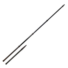 Black boom pole with extended sections and connector ends