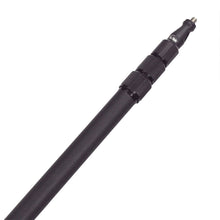 K-Tek Indie boom pole with textured handle and threaded connector at end