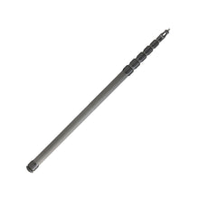 Graphite boom pole, 6-section telescoping pole with connection ends